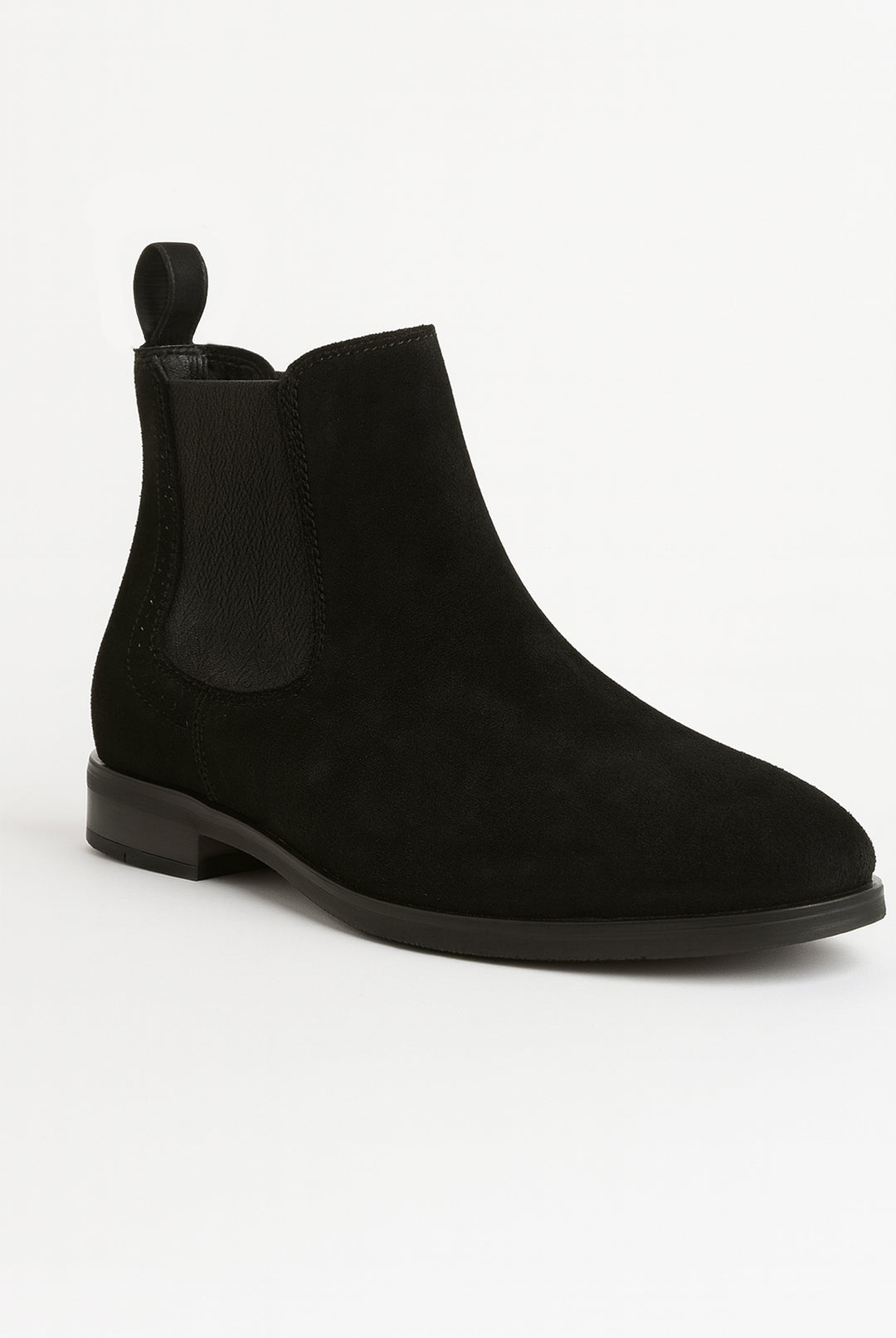 Douglas Chelsea Boot - Black Suede