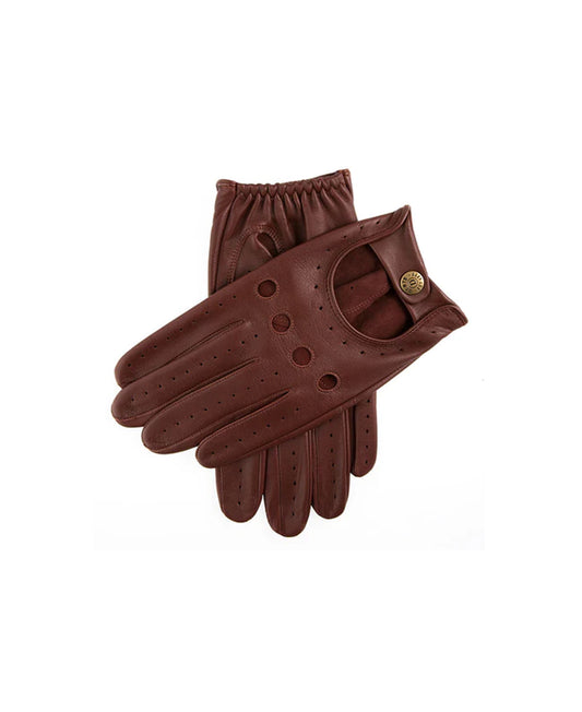 Delta -  Men's Classic Leather Driving Gloves - English Tan