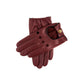 Delta -  Men's Classic Leather Driving Gloves - Wine/ Black