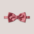 Satin Clip-On Bow Tie - Dusky Pink