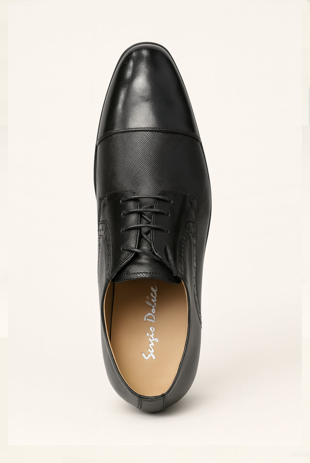 Erling Derby Leather Shoes - Black