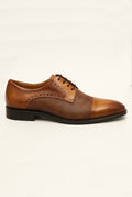 Erling Derby Leather Shoes - Brown