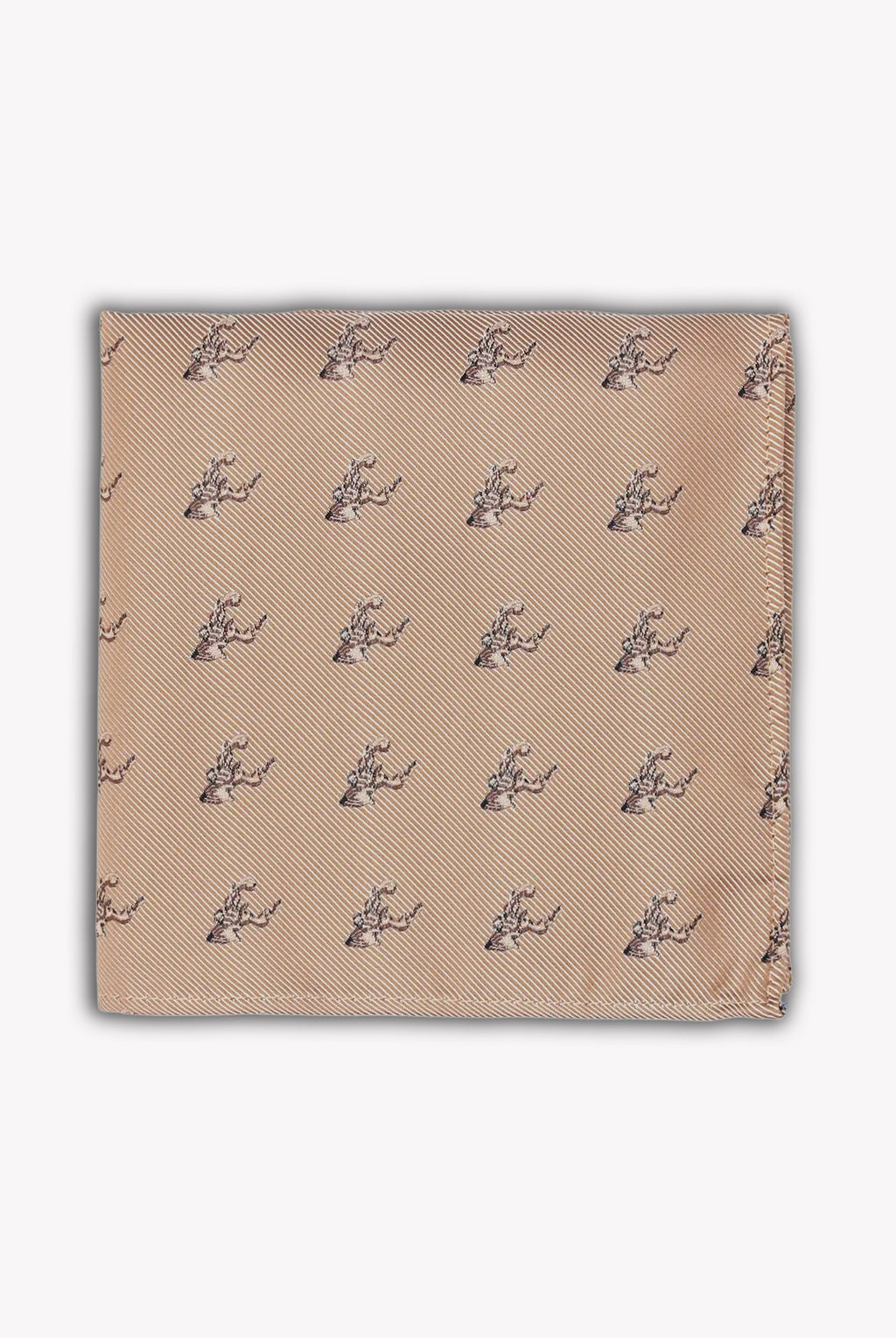 Stag on Twill Tie Set - Bronze 8014