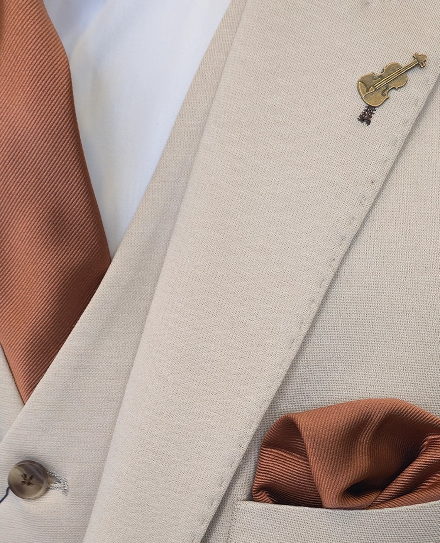 Matteo 3 Piece Suit - Stretch Stone Waistcoat