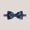 Satin Clip-On Bow Tie  French Navy