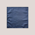 Plain Satin Hankie - French Navy