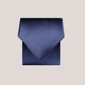 Plain Satin Tie - French Navy