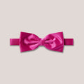 Satin Clip-On Bow Tie - Fuchsia