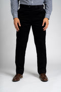 Expand -A- Band Cord Trouser - Navy King Sizes
