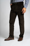 Expand -A- Band Cord Trouser - Olive King Sizes