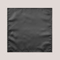 Plain Satin Hankie - Gun Metal Grey
