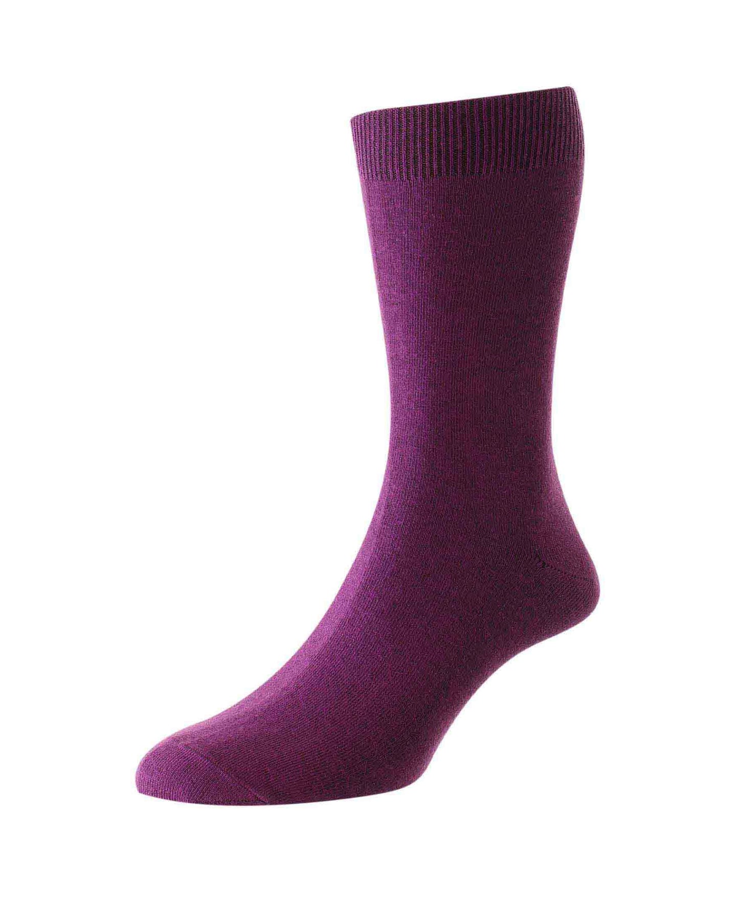 Bright Colours Fashion Sock HJ48 - Plum