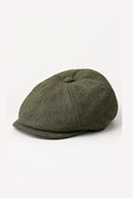 Hudson Melton News Boy Wool Cap - Loden Green