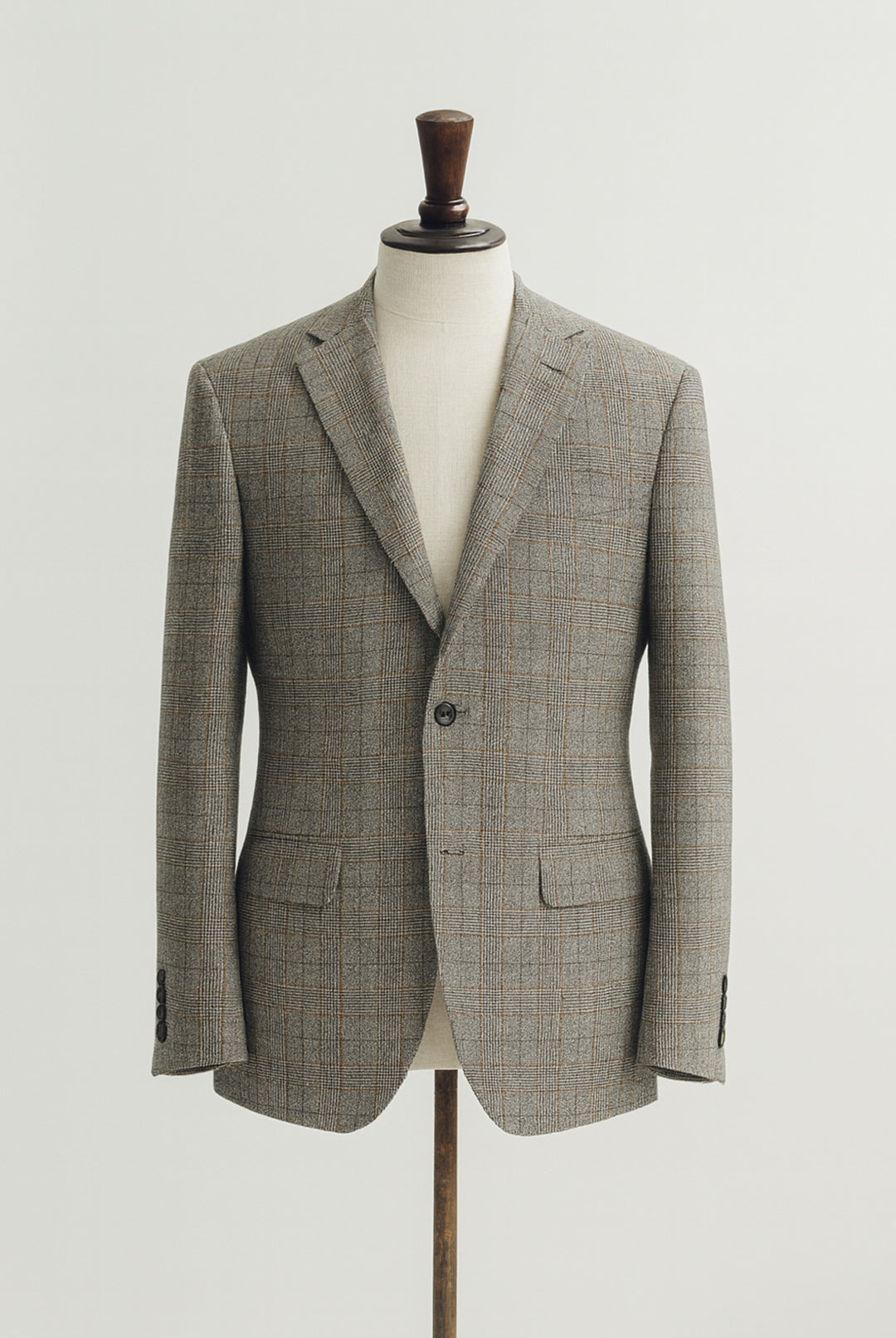 Haley Grey/Brown Prince of Wales Check - Trousers