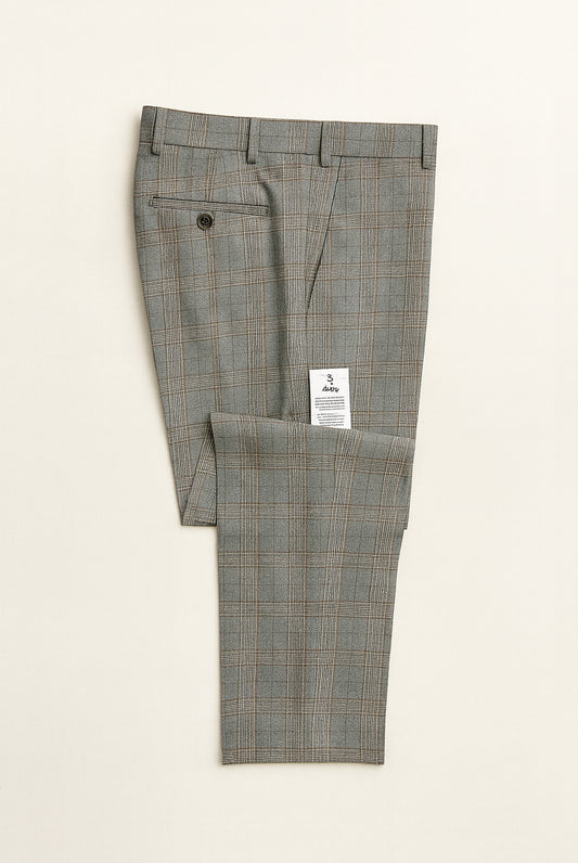 Haley Grey/Brown Prince of Wales Check - Jacket