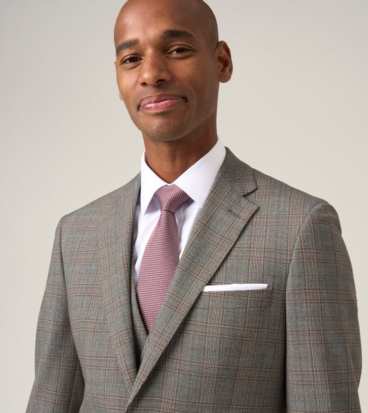 Haley Grey/Brown Prince of Wales Check - Jacket