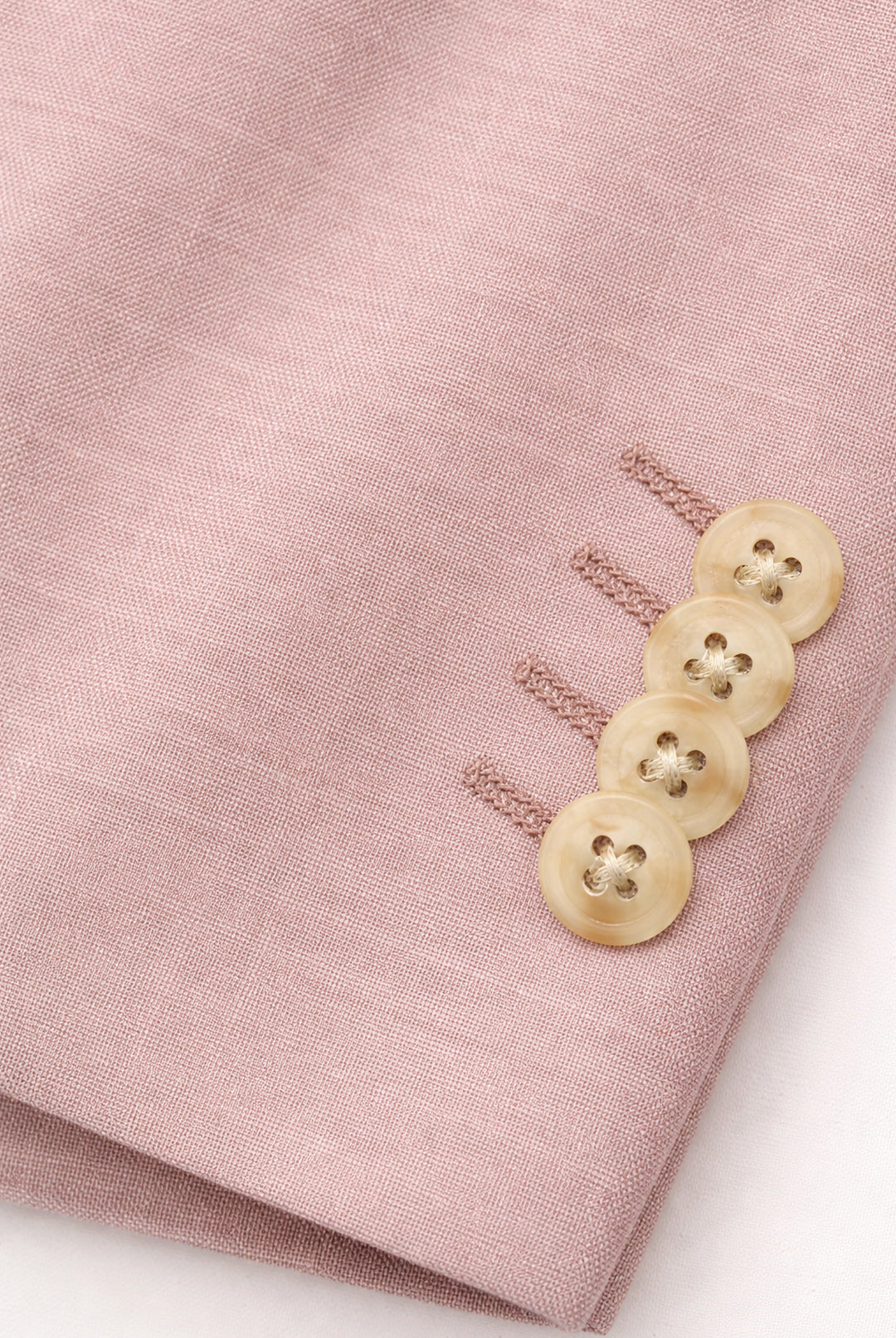 Tailored Fit Hayton Pink Textured Suit - Jacket