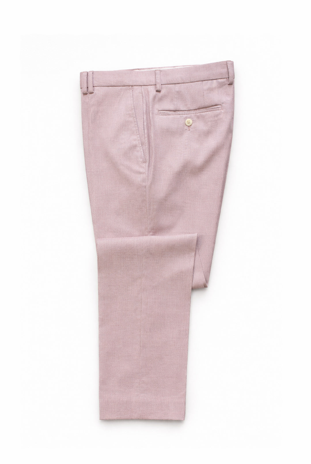 Tailored Fit Hayton Pink Textured Suit - Trousers