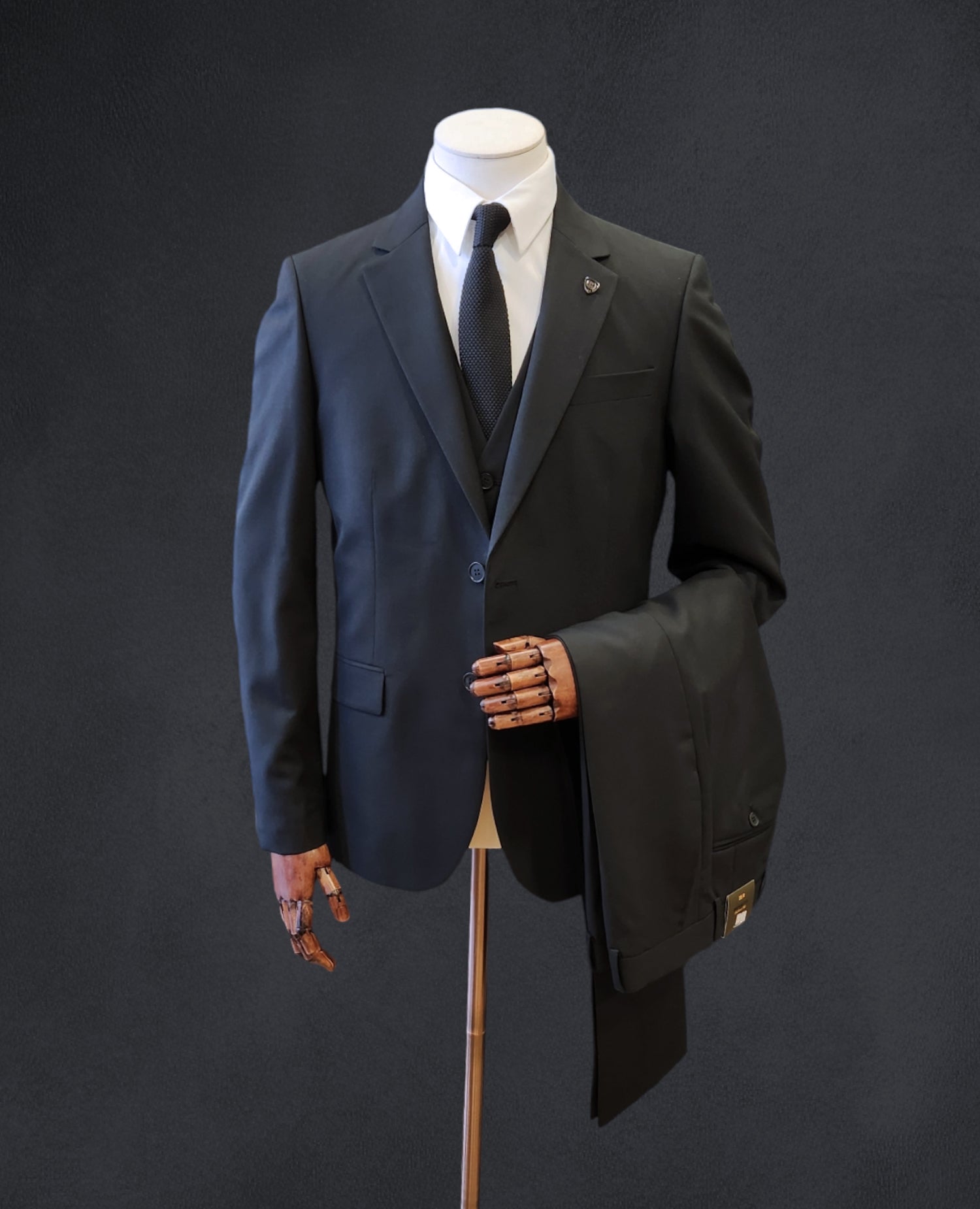 James Tailored Fit Suit Jacket - Black