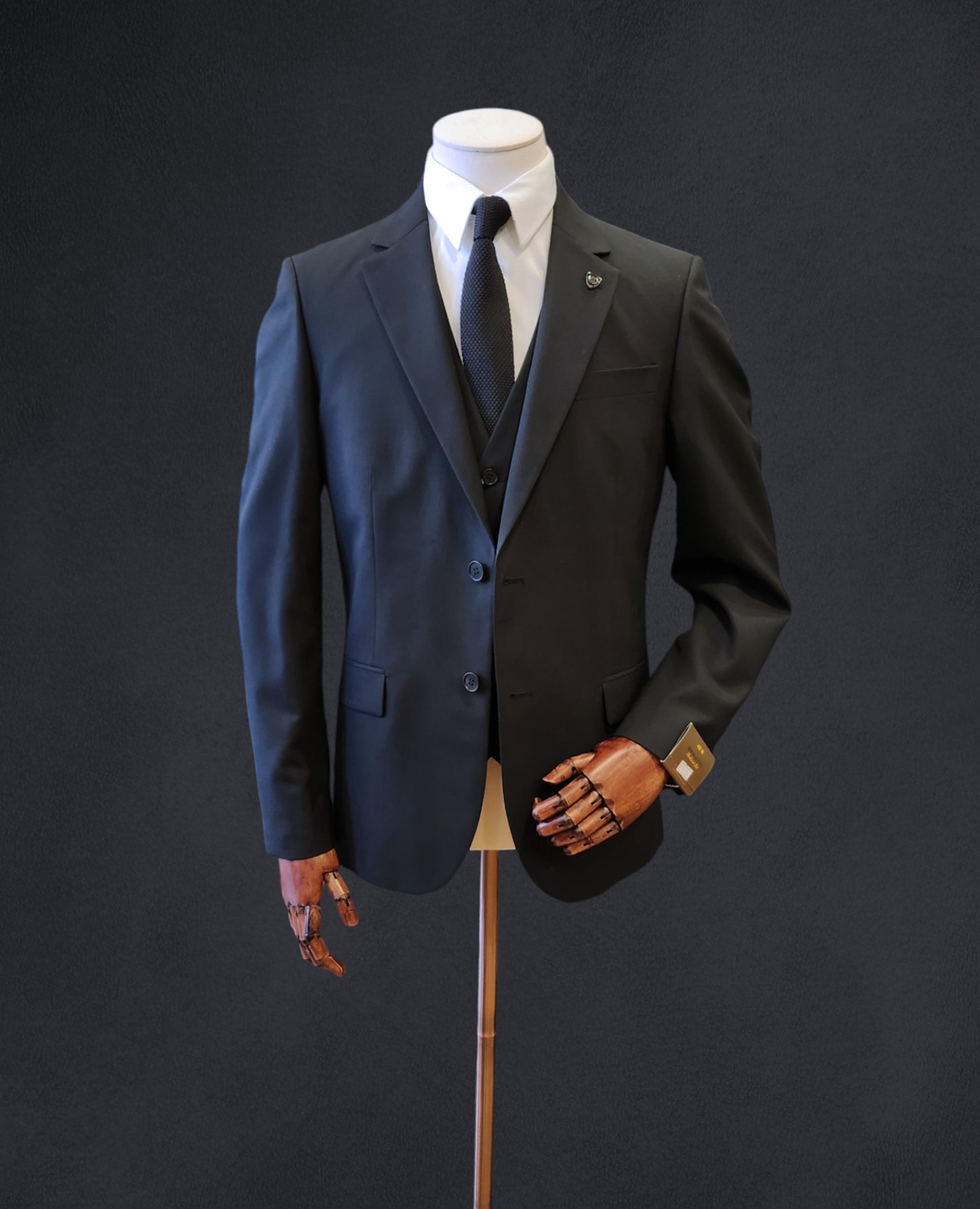 James Tailored Fit Suit Jacket - Black
