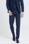 James Tailored Fit Trousers - Navy