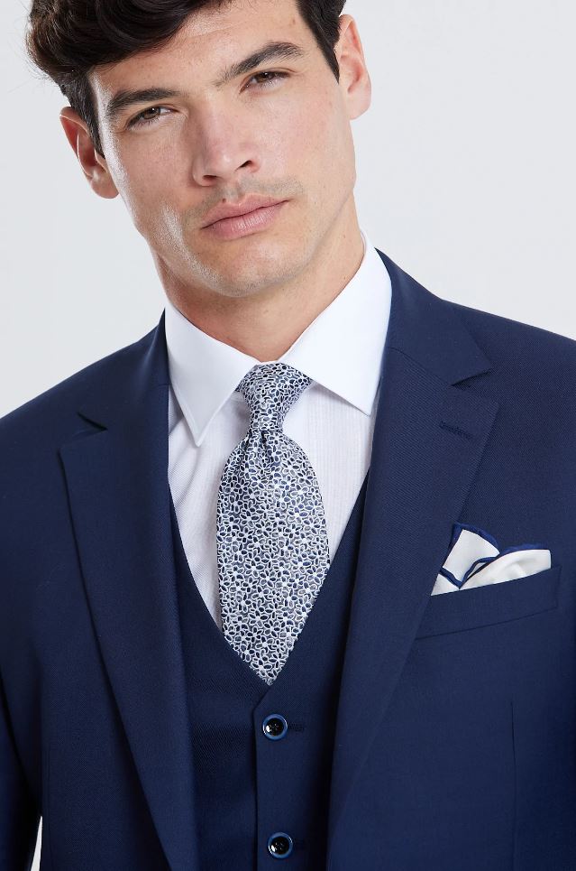 James Tailored Fit Suit Jacket - Navy