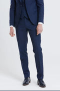 James Comfort Fit Trousers - Navy