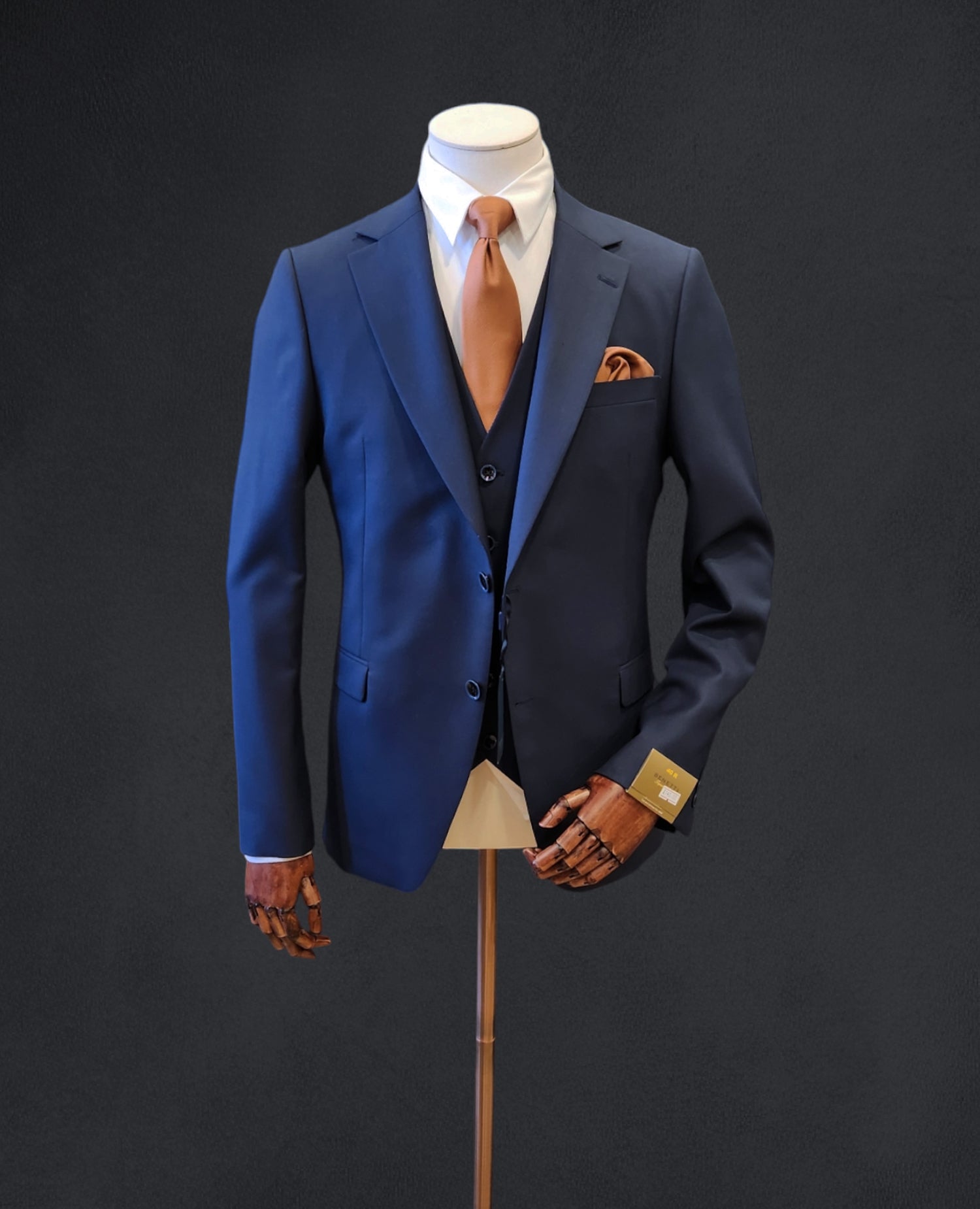 James Comfort Fit Waistcoat - Navy
