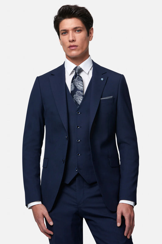James Comfort Fit Waistcoat - Navy