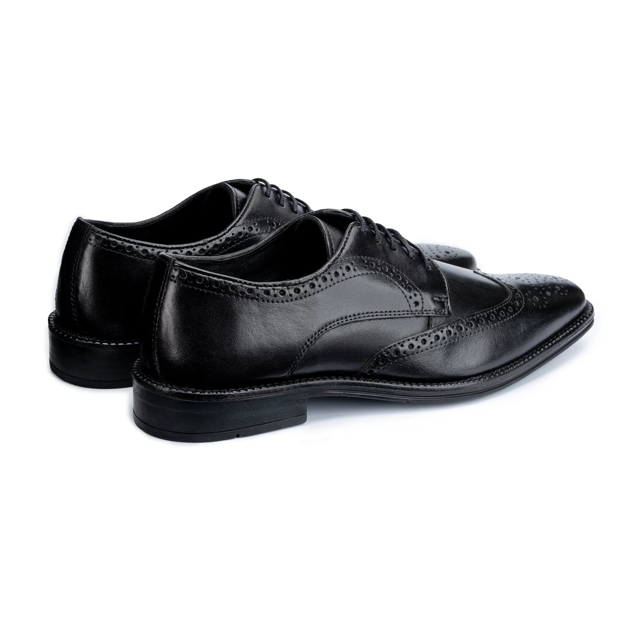 JERMYN  Brogue Shoes - Black