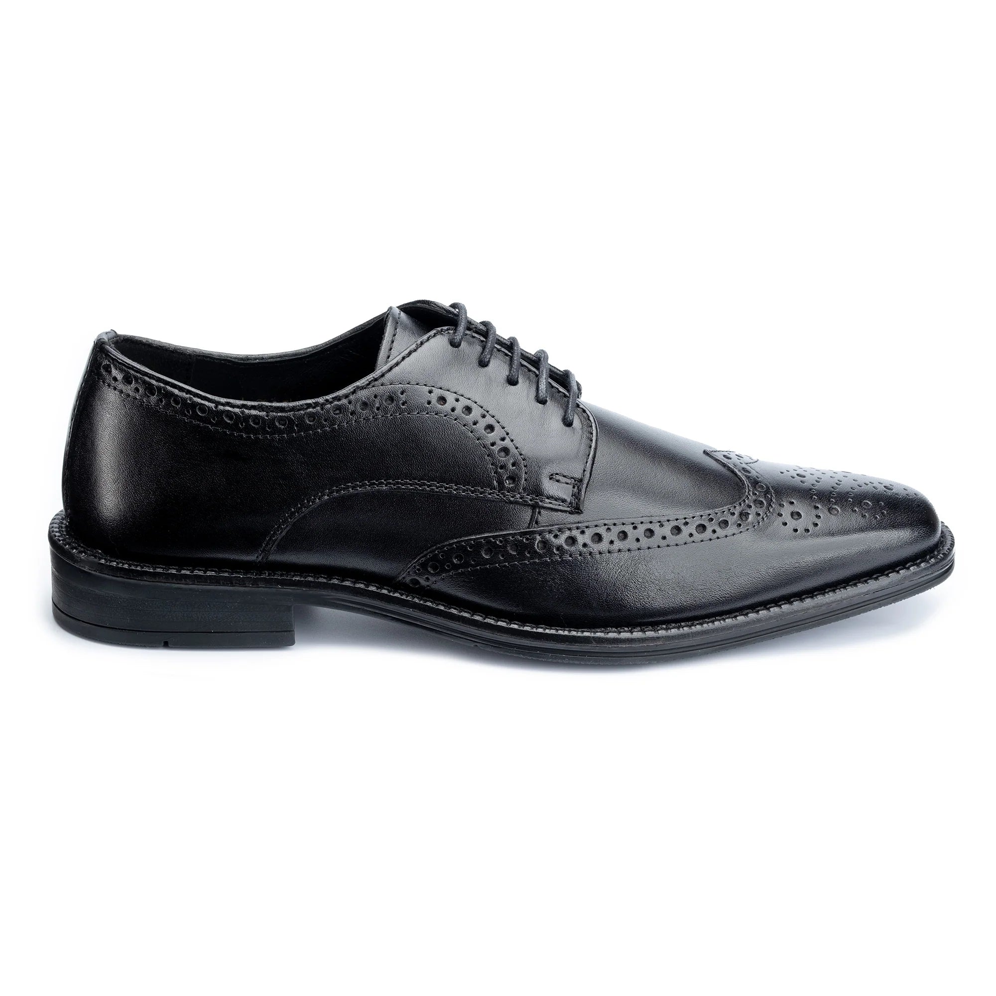 JERMYN  Brogue Shoes - Black