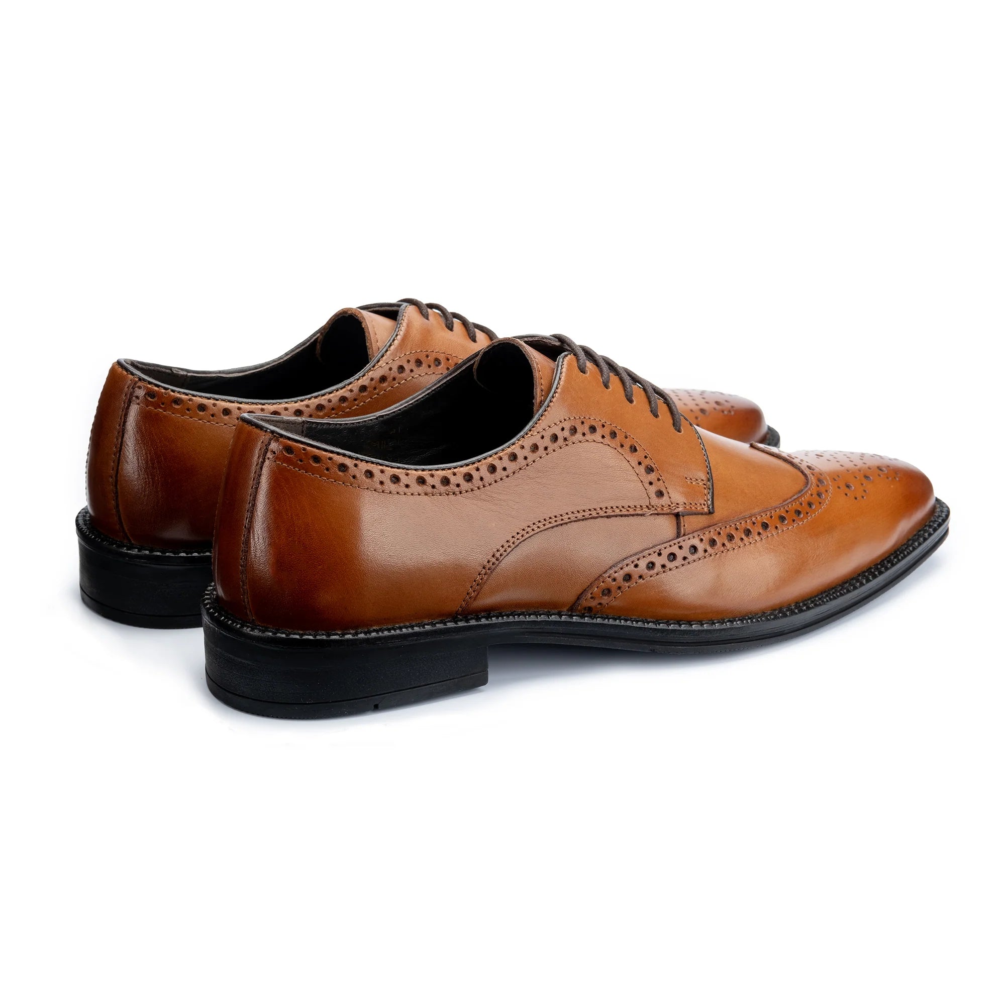 JERMYN  Brogue Shoes - Tan
