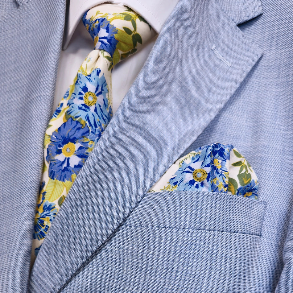 Lucien Tailored Fit Jacket - Sky Blue