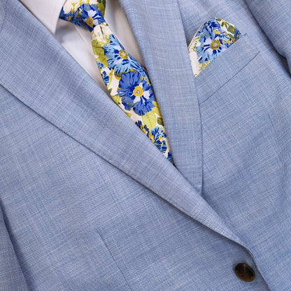 Lucien Tailored Fit Jacket - Sky Blue