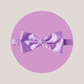 Satin Clip-On Bow Tie - Lavender