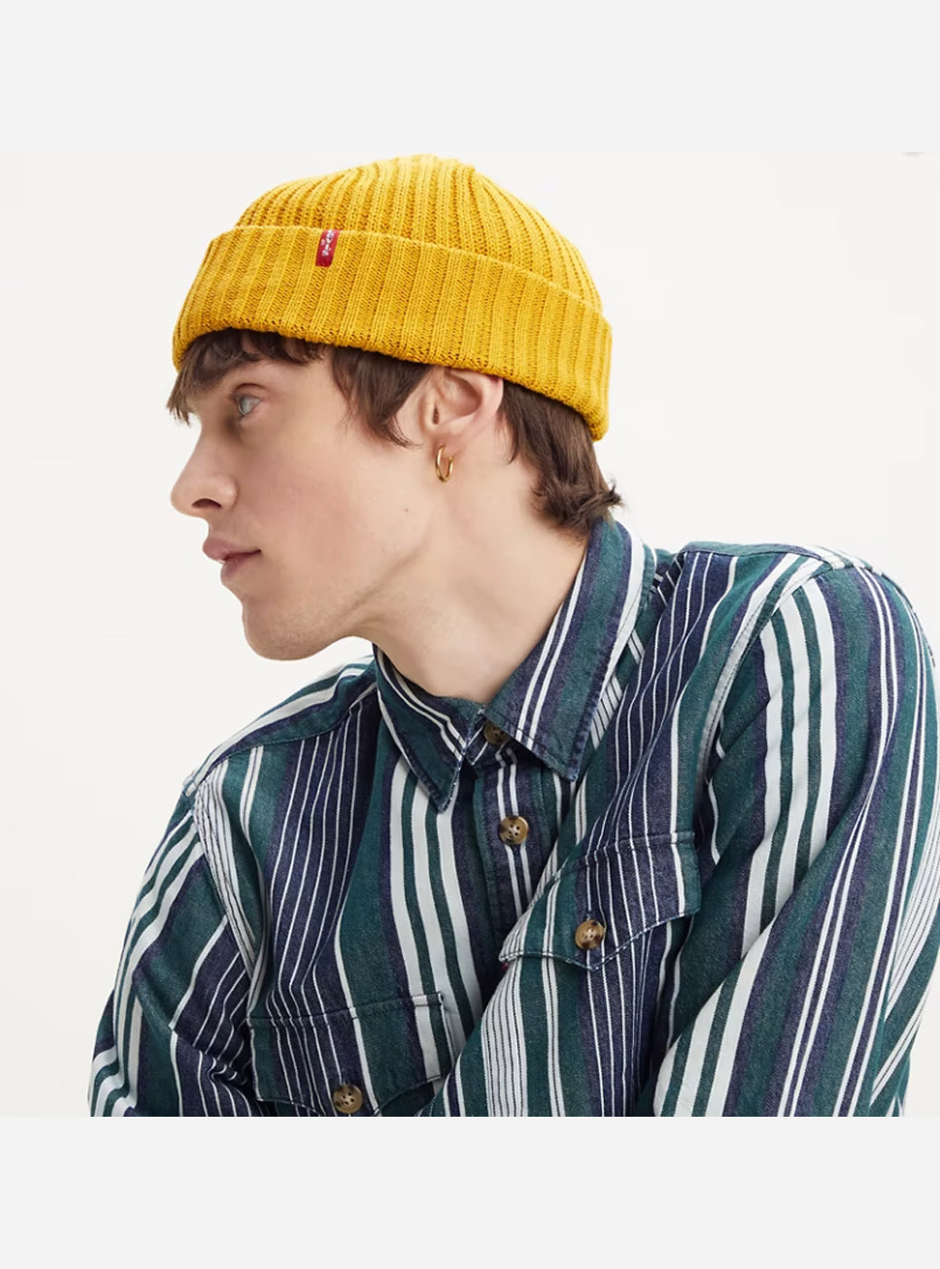 Levi's Ribbed Beanie - Yellow