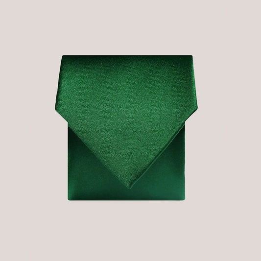 Plain Satin Tie - Light Bottle