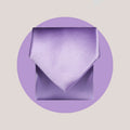 Plain Satin Tie - Lilac