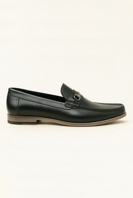 Leather Loafers - Black