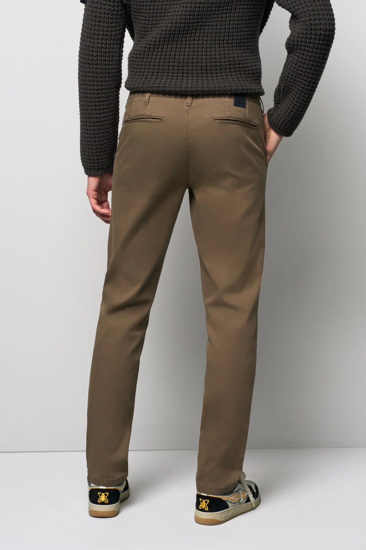M5 Stretch Cotton Structure Chino - Taupe