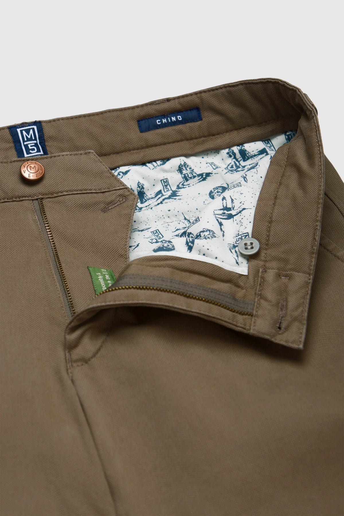 M5 Stretch Cotton Structure Chino - Taupe