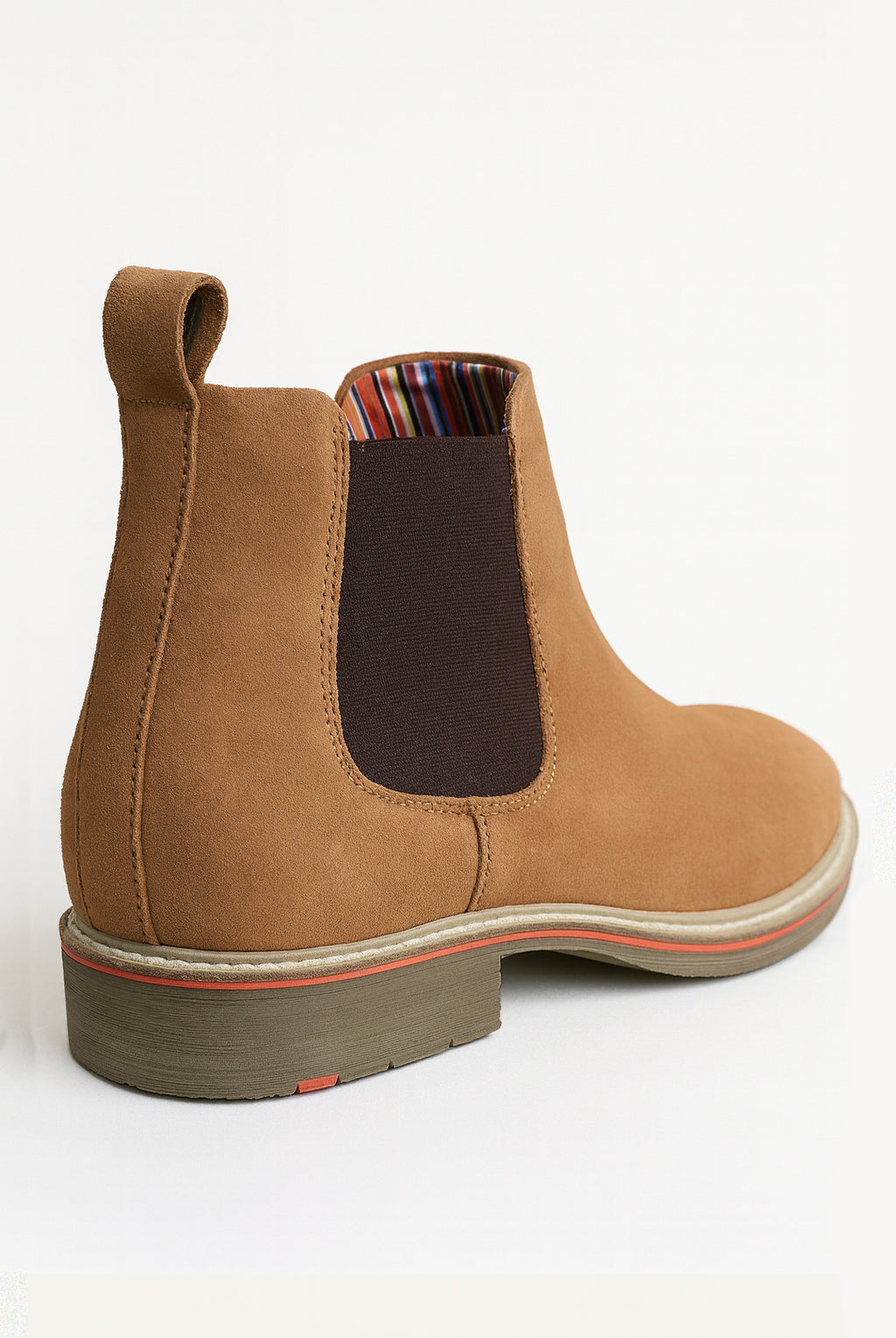 Suede Leather Chelsea Boot - Sand