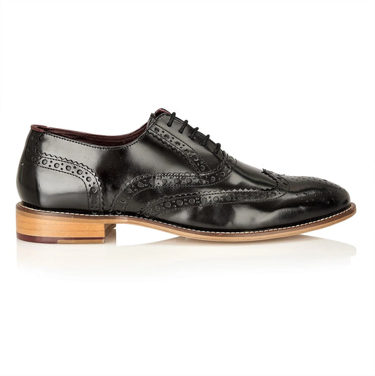 Gatsby Brogue - Polished Black