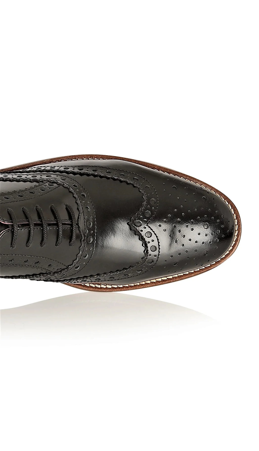 Gatsby Brogue - Polished Black