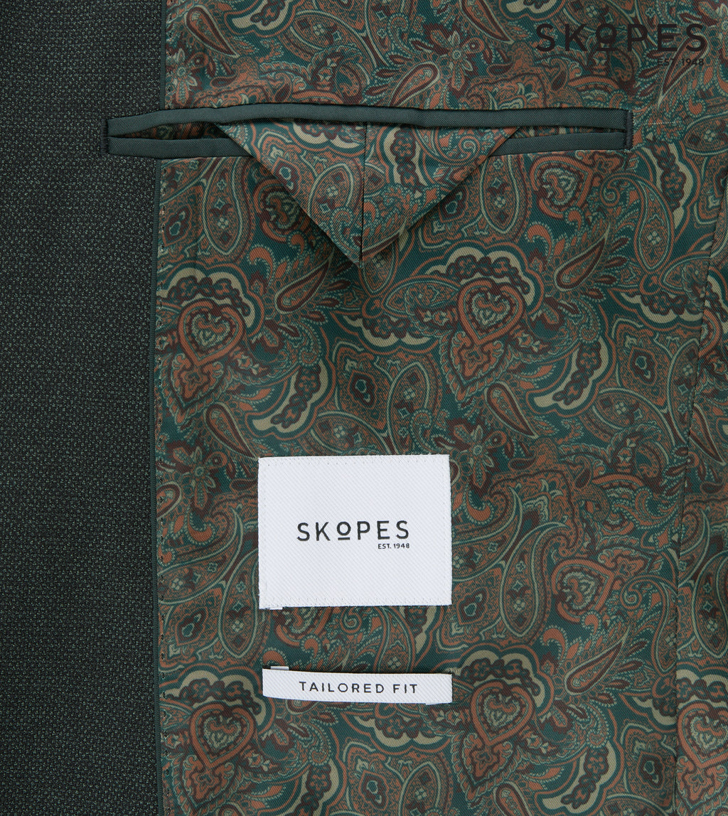 BIG MENS - Harcourt Dark Green Suit - Jacket