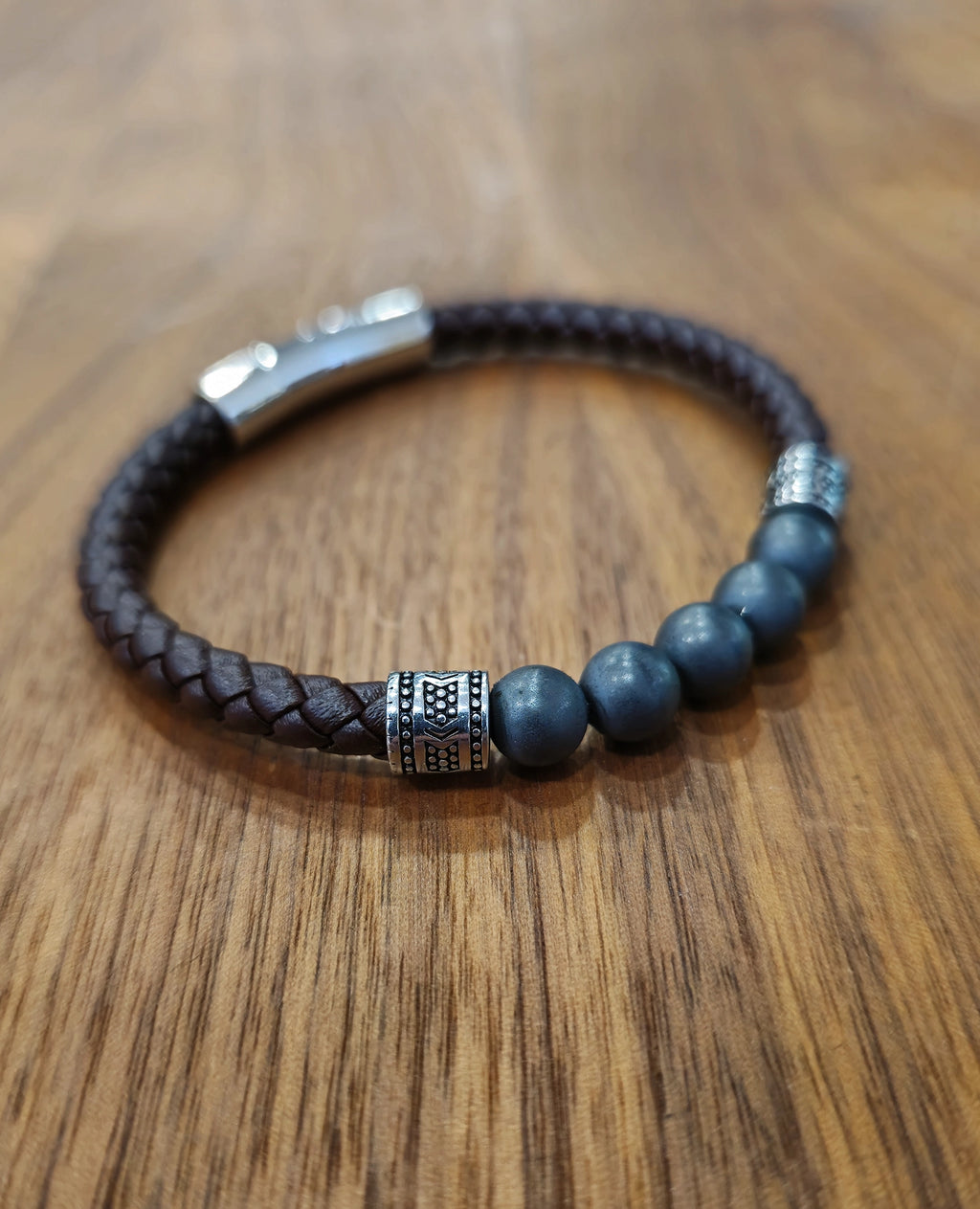 MagRelief - Leather Bracelet - Brown MR012