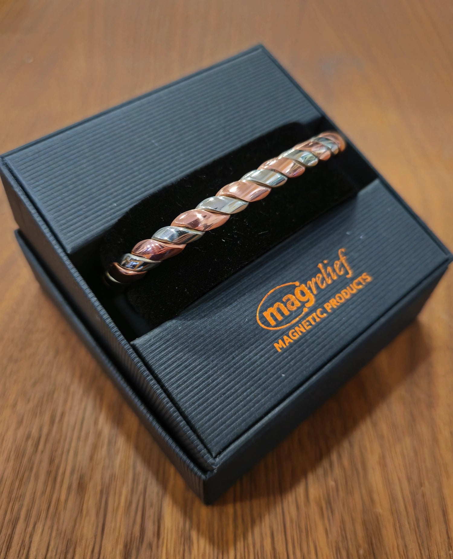 MagRelief - Copper Bracelet - Silver / Rose Gold MR055