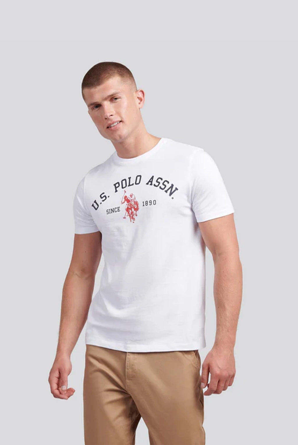 Signature Arch U.S. POLO ASSN. Tee - White