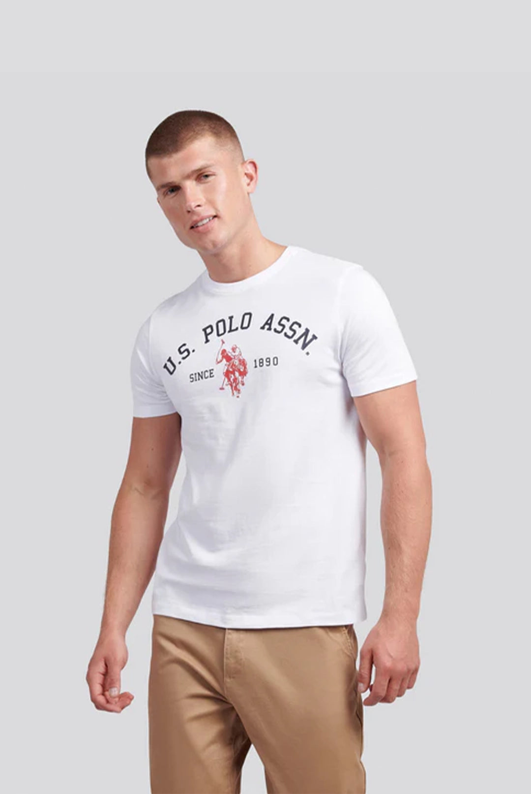 Signature Arch U.S. POLO ASSN. Tee - White