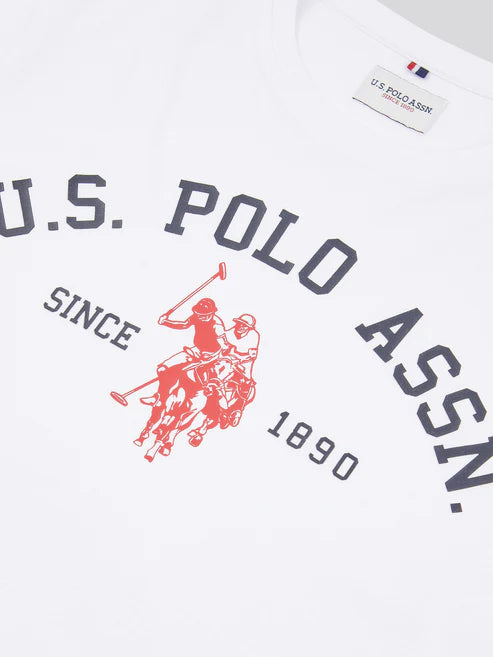 Signature Arch U.S. POLO ASSN. Tee - White